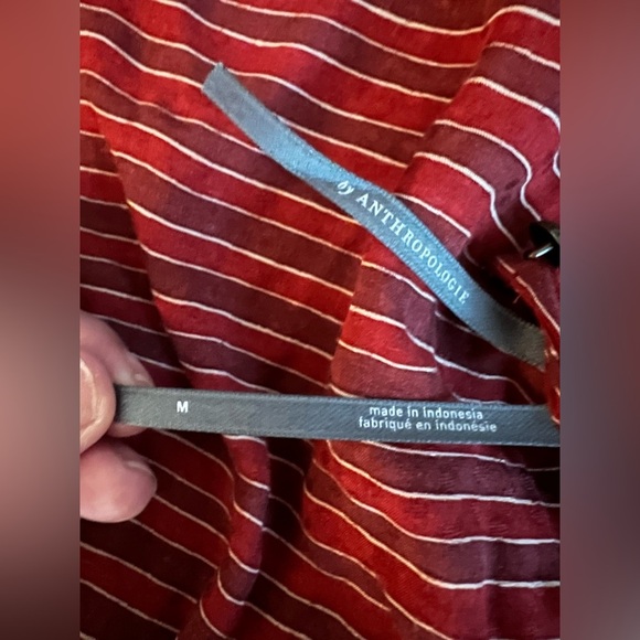 Anthropologie Red and Purple Jumpsuit - Picture 4 of 8